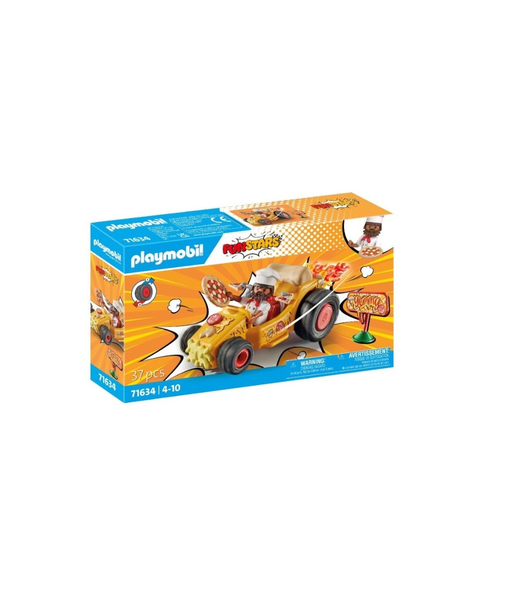 Playmobil PM71634 Kart Pullback Pizza - poza 1