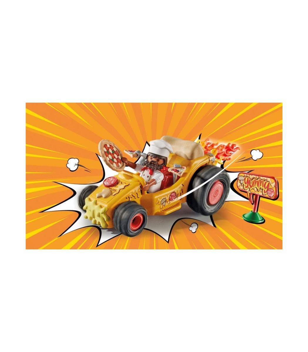 Playmobil PM71634 Kart Pullback Pizza - poza 2