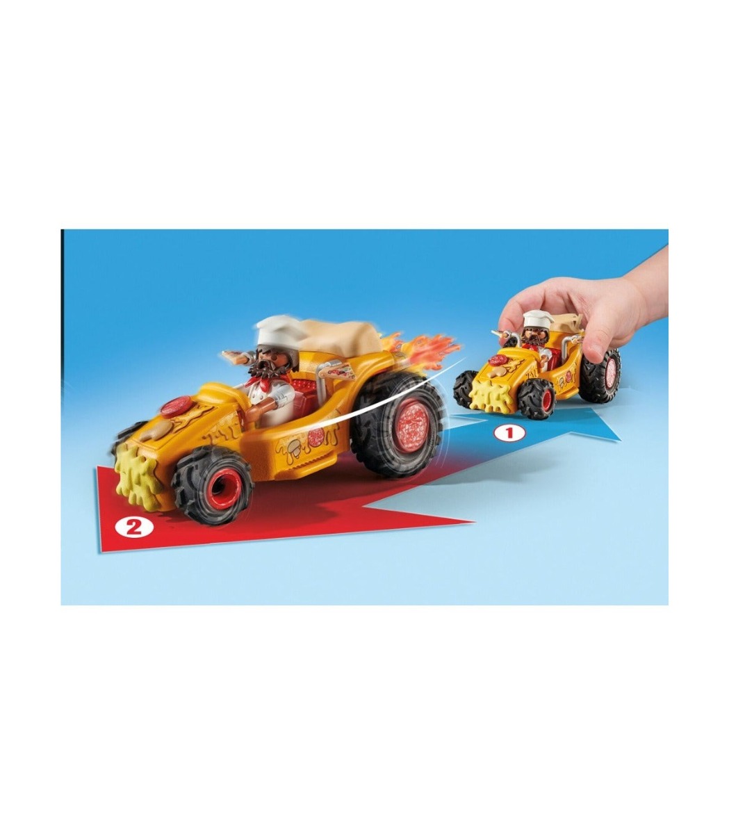 Playmobil PM71634 Kart Pullback Pizza - poza 3