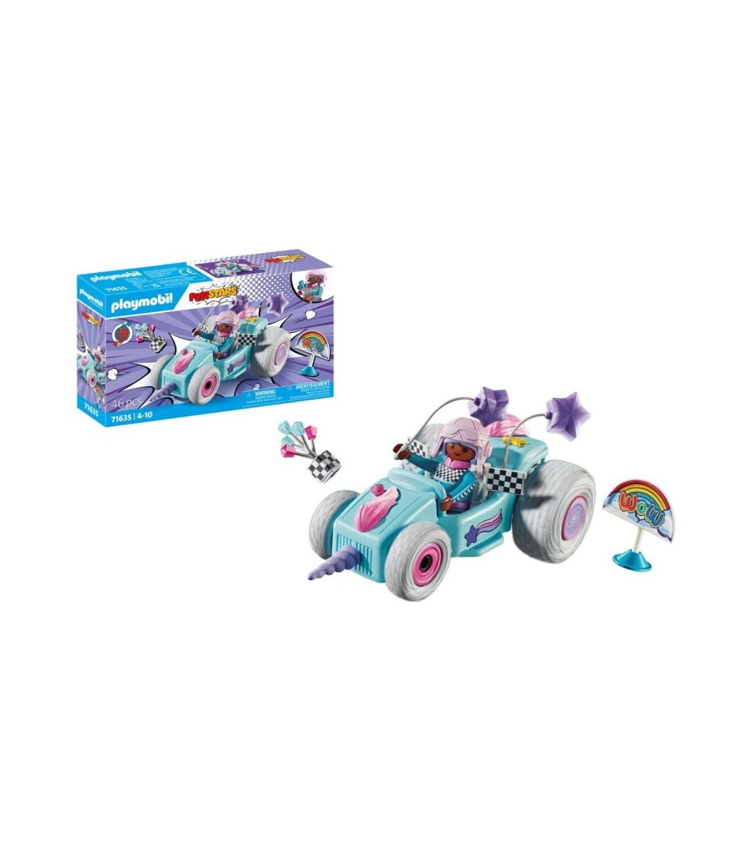 Playmobil PM71635 Kart Pullback Unicorn - poza 1