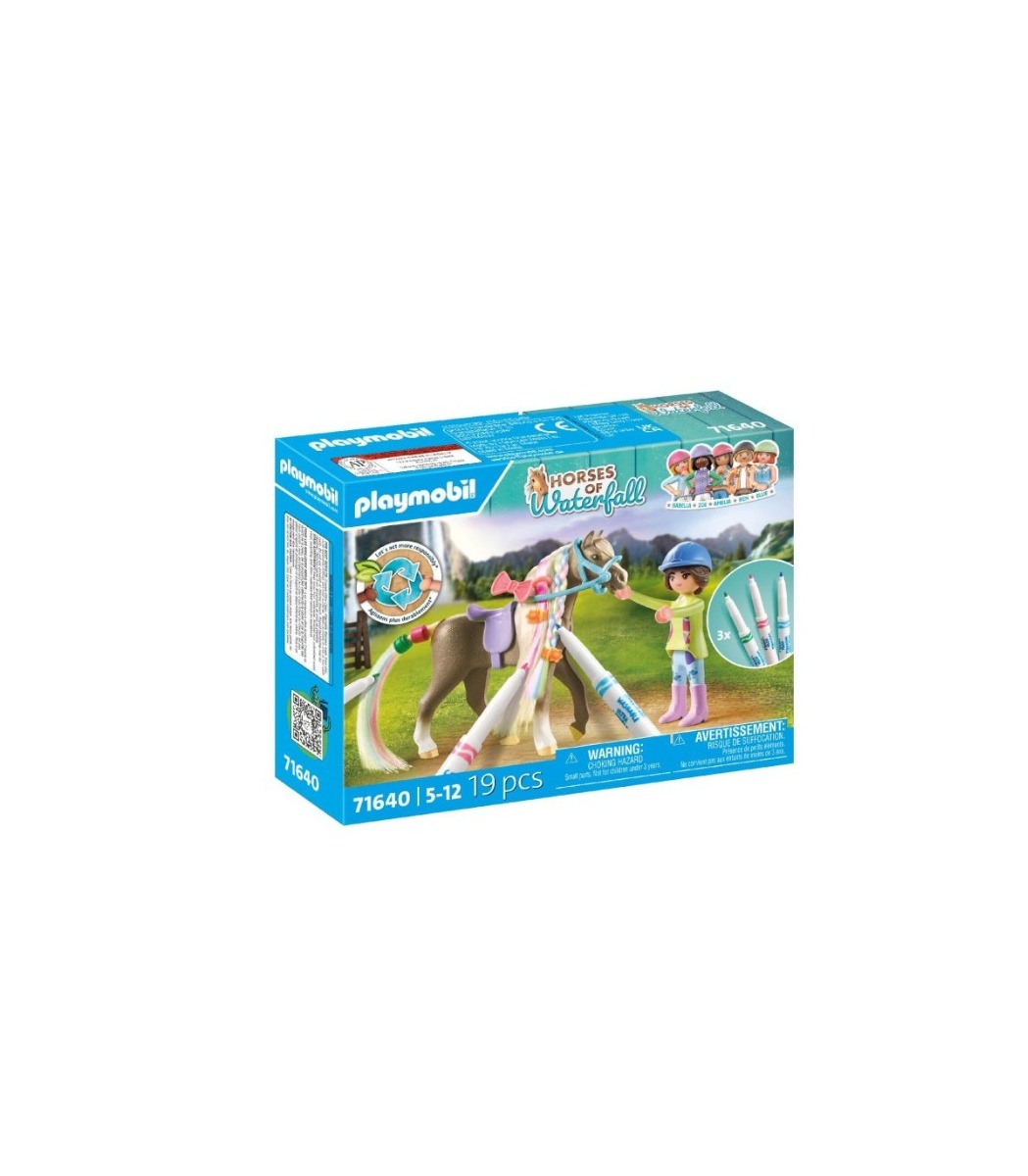 Playmobil PM71640 Cal cu Par si Creioane Crayola - poza 2