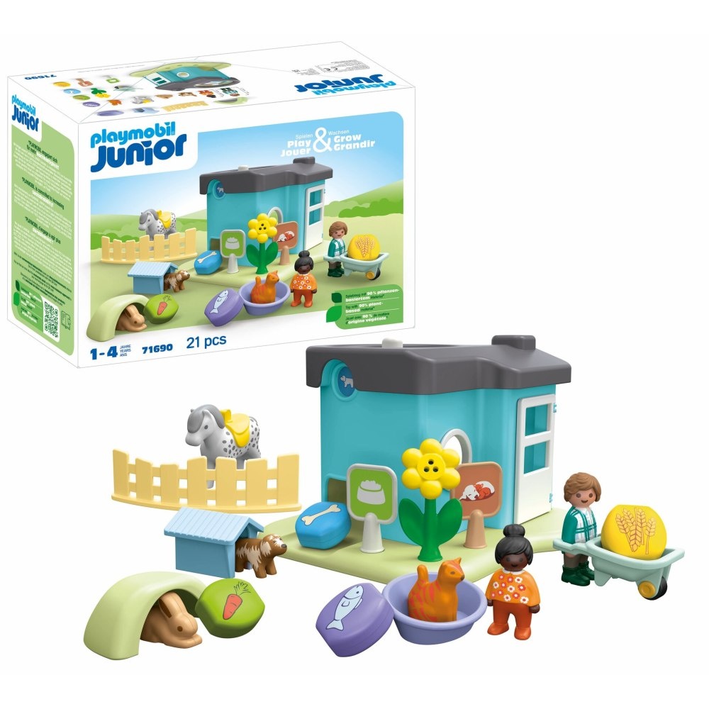 Playmobil PM71690 Playmobil Junior Custi Pentru Animale - poza 1