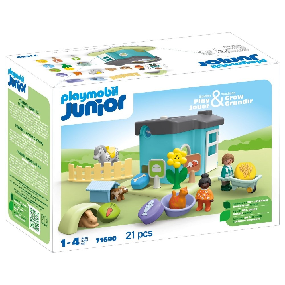 Playmobil PM71690 Playmobil Junior Custi Pentru Animale - poza 2