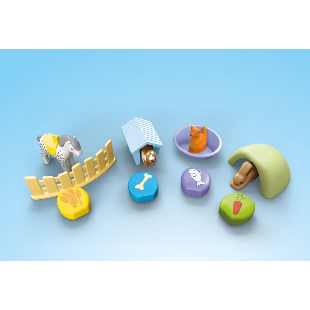Playmobil PM71690 Playmobil Junior Custi Pentru Animale - poza 5
