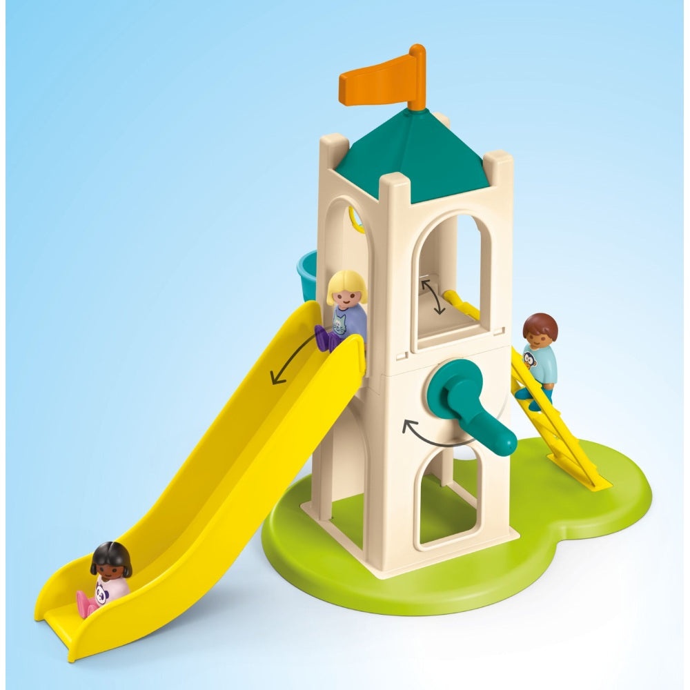 Playmobil PM71703 Playmobil Junior Turn De Aventura Cu Stand De Inghetata - poza 5