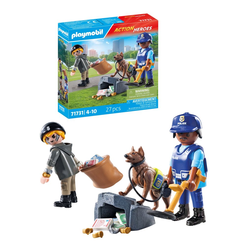 Playmobil PM71731 Operatiunea de cautare a politistului - poza 2