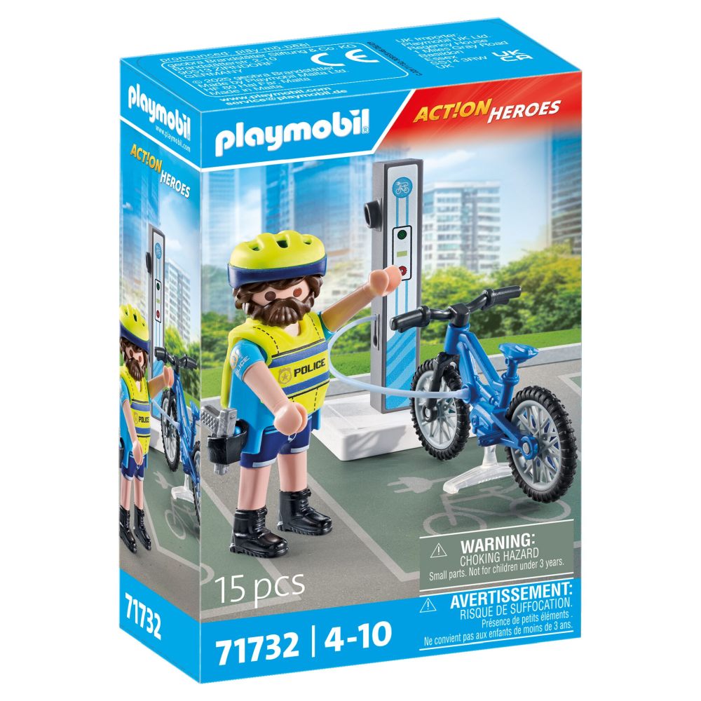 Playmobil PM71732 Politist cu bicicleta - poza 1