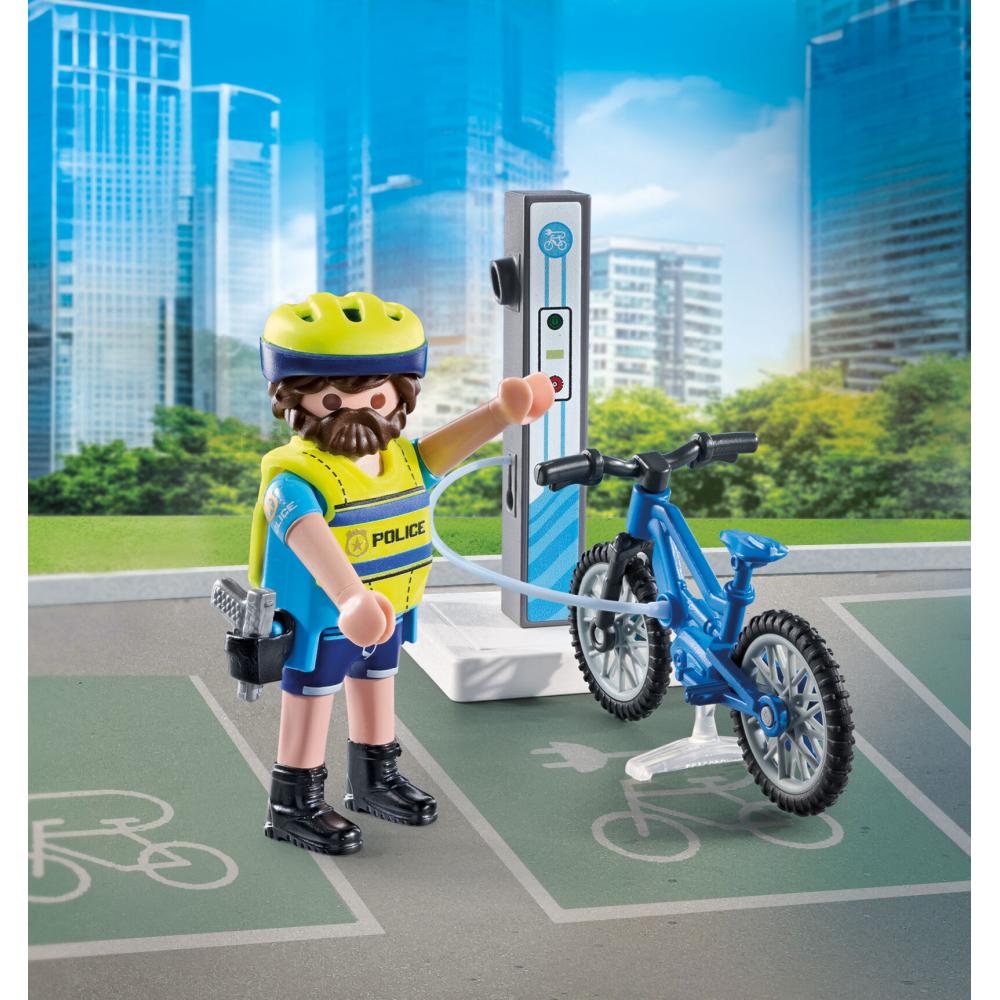 Playmobil PM71732 Politist cu bicicleta - poza 4