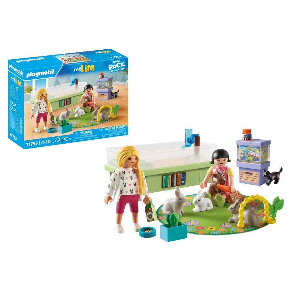 Playmobil PM71753 Set starter Familie de iepurasi - poza 2