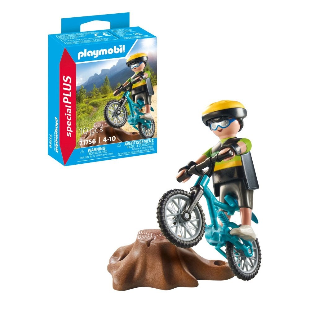 Playmobil PM71756 Figurina ciclist montan - poza 2