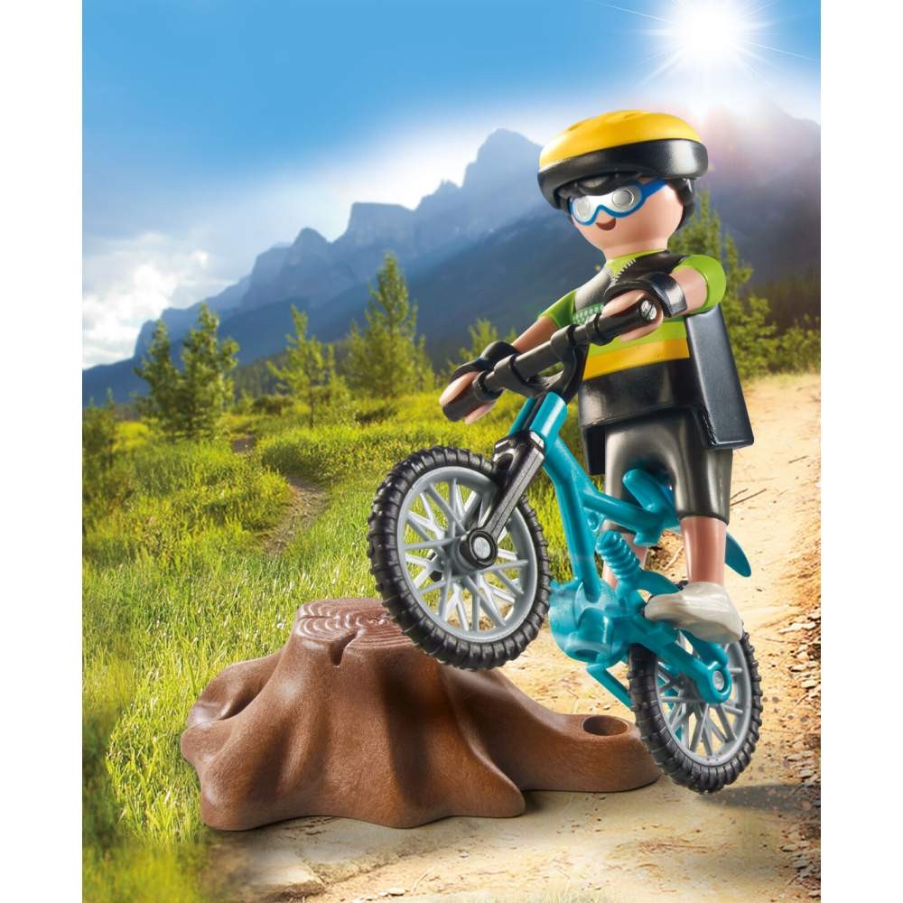 Playmobil PM71756 Figurina ciclist montan - poza 3