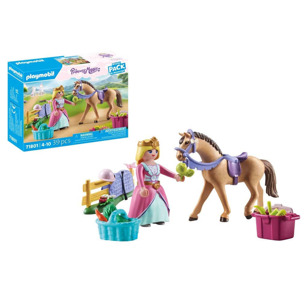 Playmobil PM71801 Set Starter Printesa si Calut - poza 2