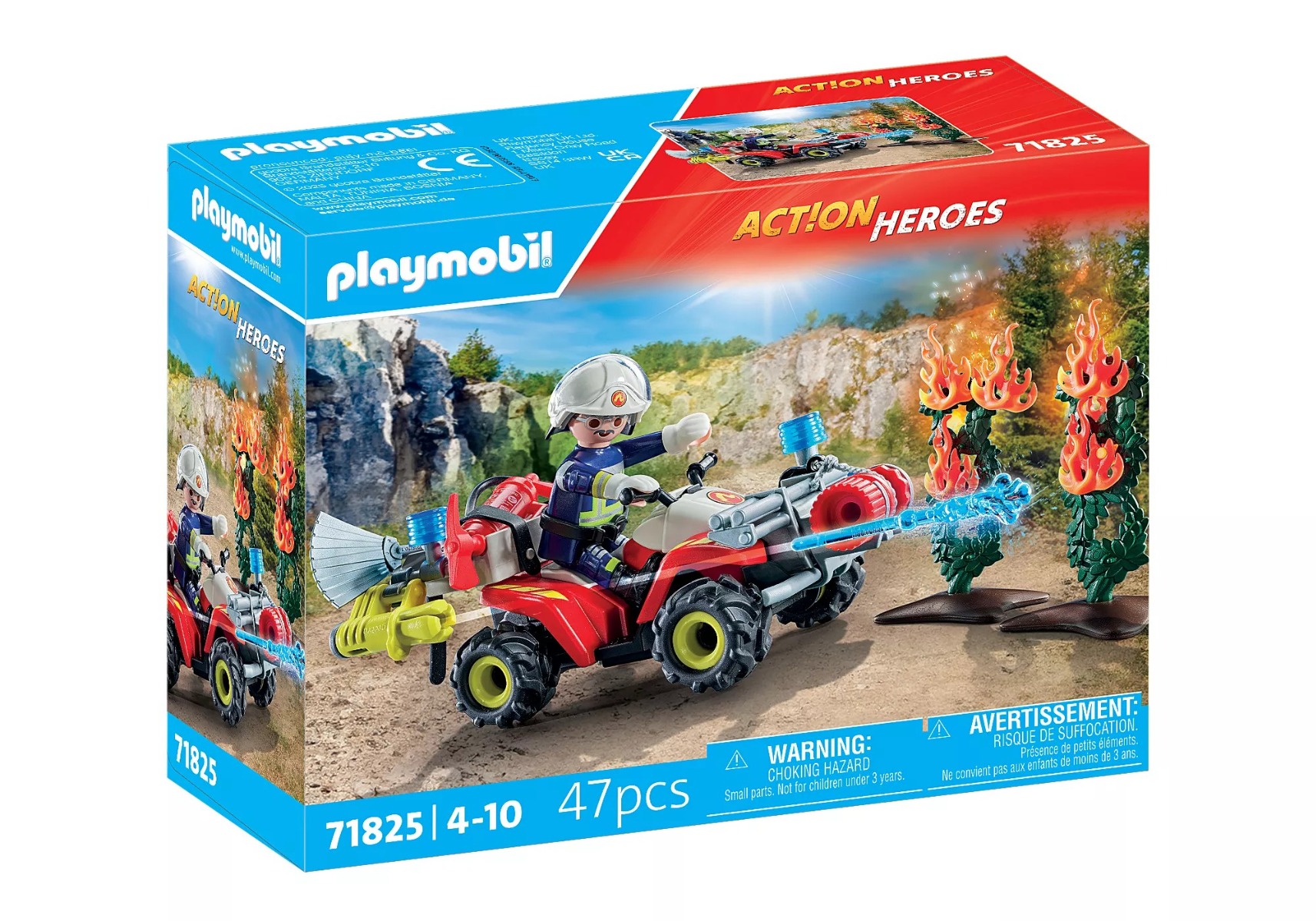 Playmobil PM71825 ATV de pompieri Playmobil - poza 1