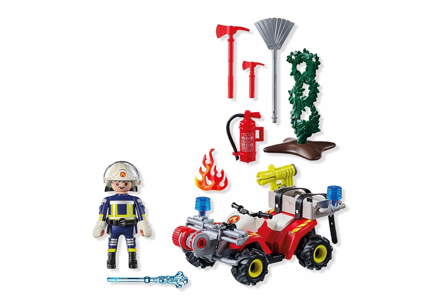 Playmobil PM71825 ATV de pompieri Playmobil - poza 3