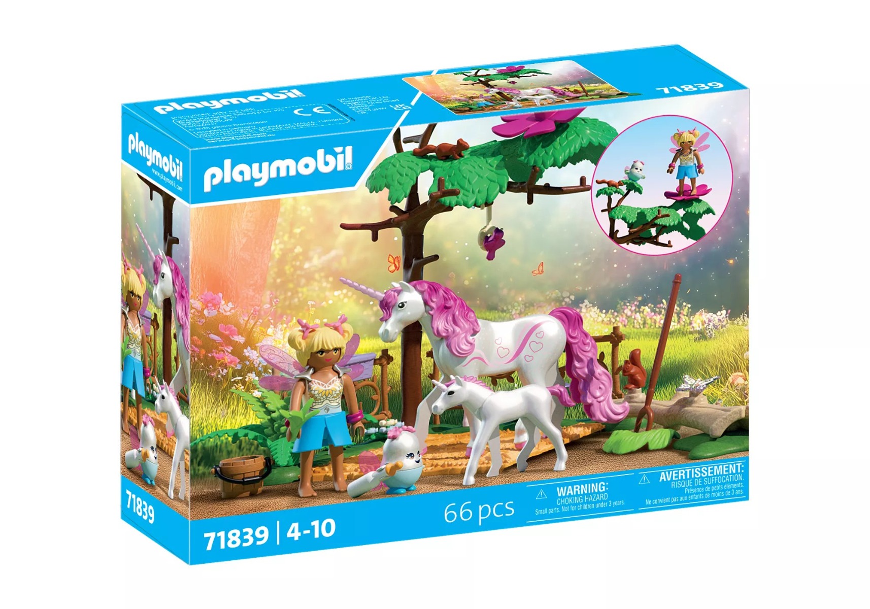 Playmobil PM71839 Jucarie de rol Playmobil Grajdul fermecat al unicornilor - poza 1
