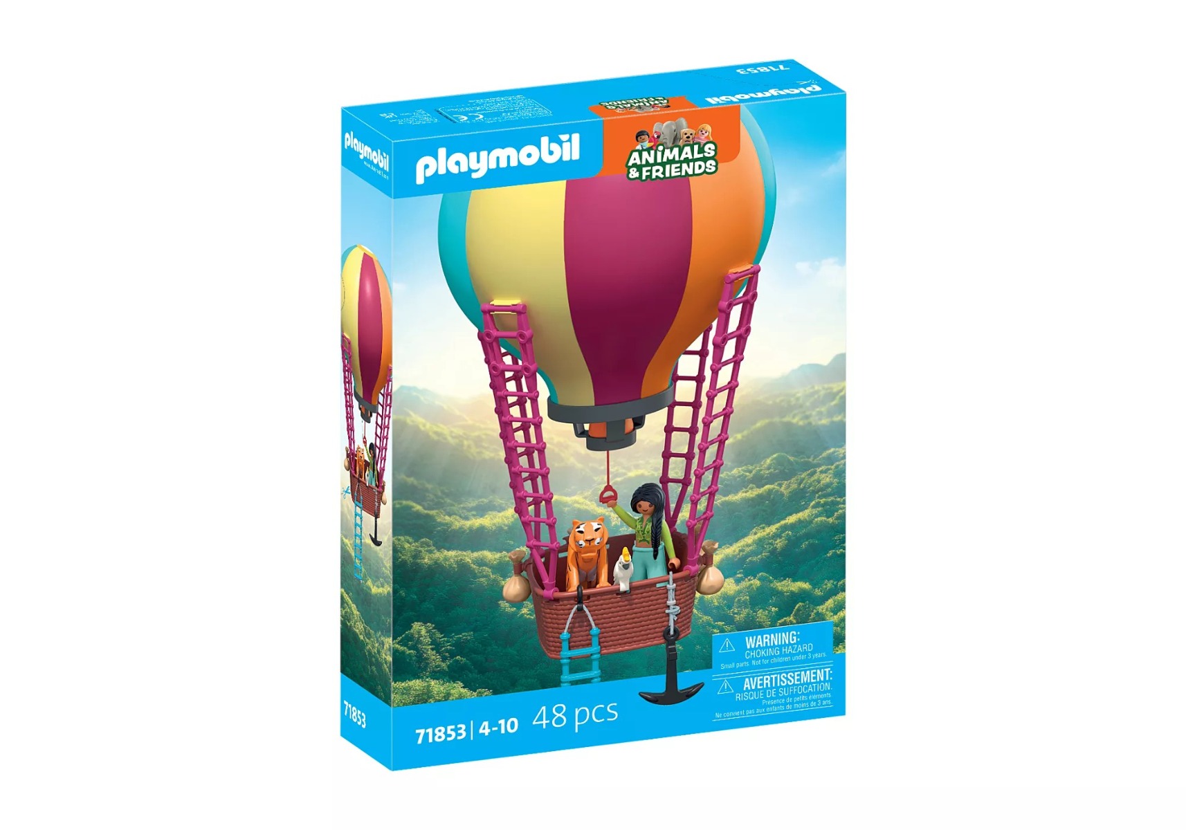 Playmobil PM71853 Jucarie de rol Playmobil Plimbarea animalelor cu balonul - poza 1