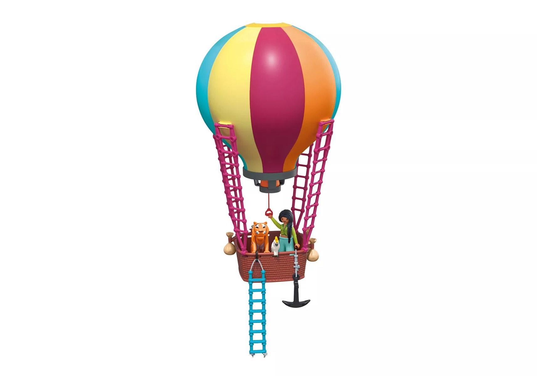 Playmobil PM71853 Jucarie de rol Playmobil Plimbarea animalelor cu balonul - poza 2