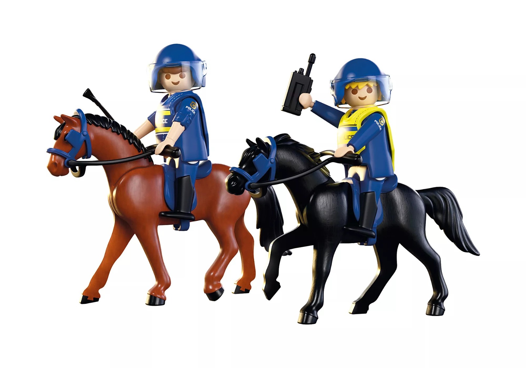Playmobil PM71877 Jucarie de rol Playmobil Echipaj de politie calare - poza 4