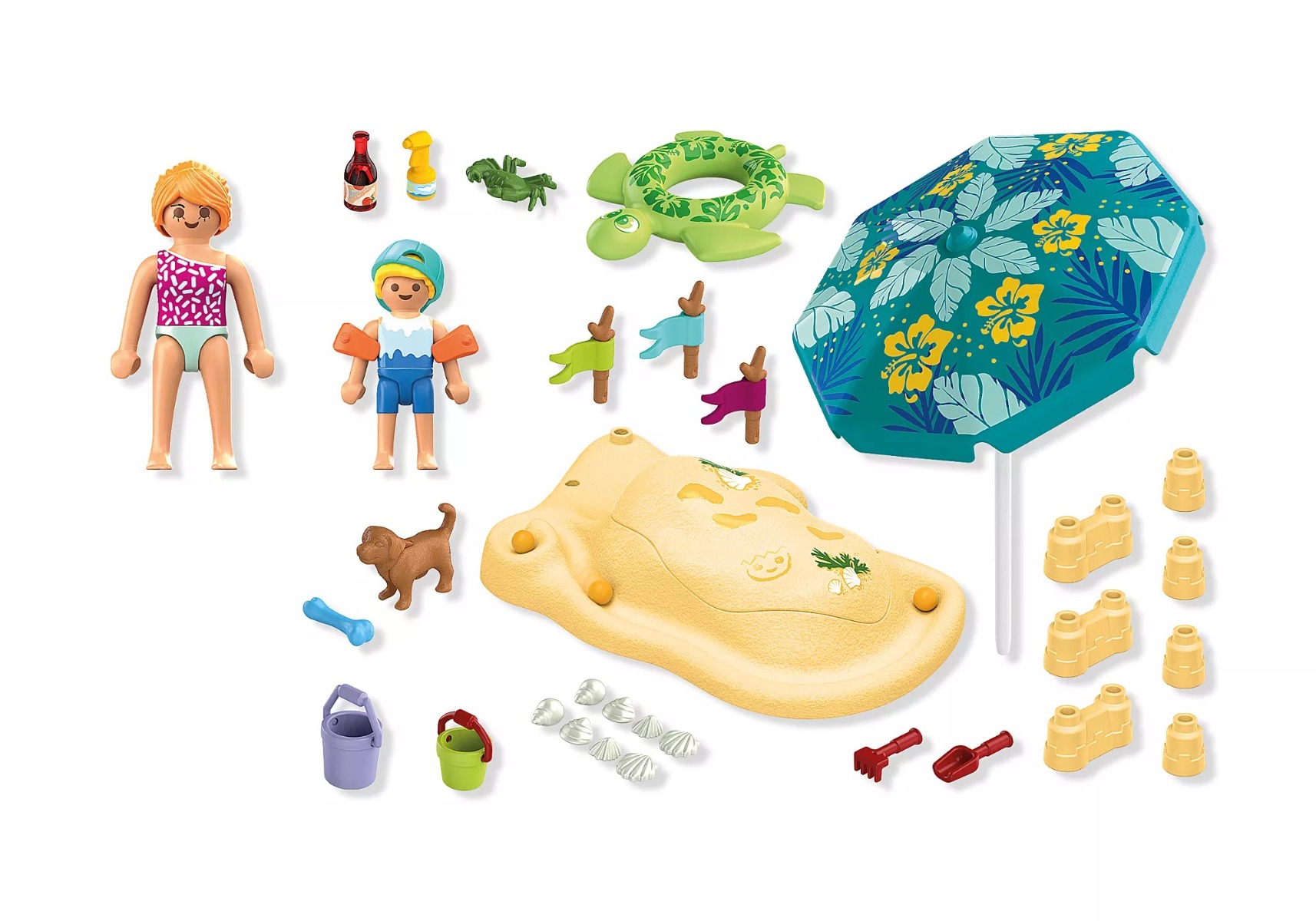 Playmobil PM71906 Jucarie de rol Playmobil Distractie in familie la plaja - poza 3