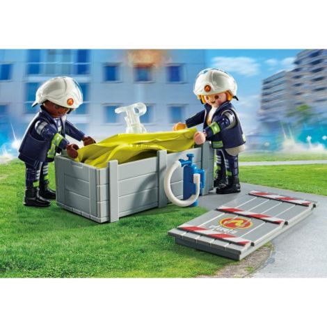Playmobil-POMPIER CU SALTEA DE AER - poza 4