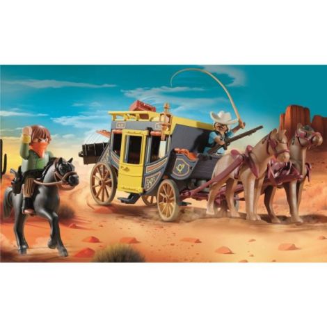 Playmobil - Promo Pack Diligenta din Vestul salbatic - poza 4