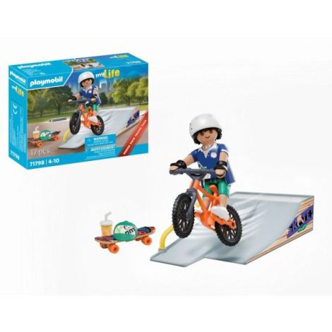 Playmobil - Promo Pack figurina Skater si rampa - poza 1