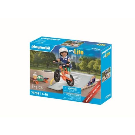 Playmobil - Promo Pack figurina Skater si rampa - poza 3