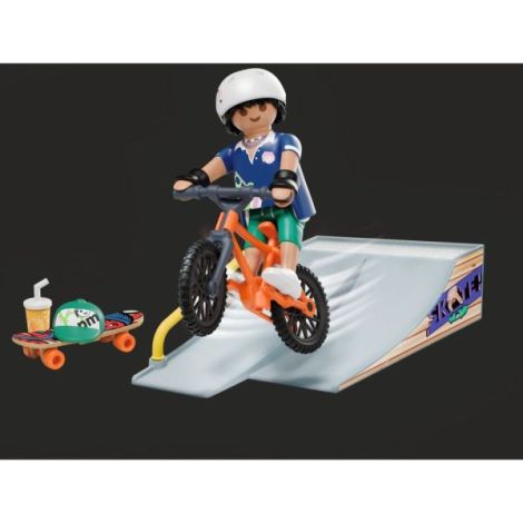 Playmobil - Promo Pack figurina Skater si rampa - poza 5