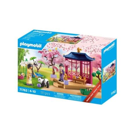 Playmobil - Promo Pack Gradina asiatica cu urs panda - poza 3