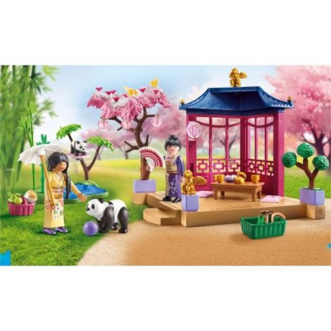 Playmobil - Promo Pack Gradina asiatica cu urs panda - poza 4