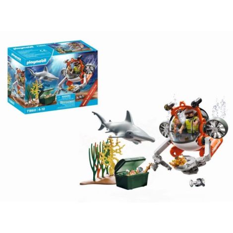 Playmobil - Promo Pack vanatoarea comorii cu submarin - poza 1