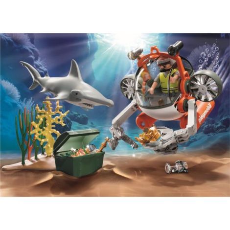 Playmobil - Promo Pack vanatoarea comorii cu submarin - poza 4