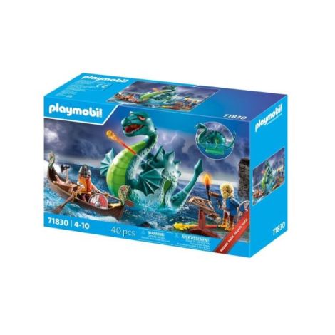 Playmobil - Promo Pack Viking cu monstru marin - poza 3