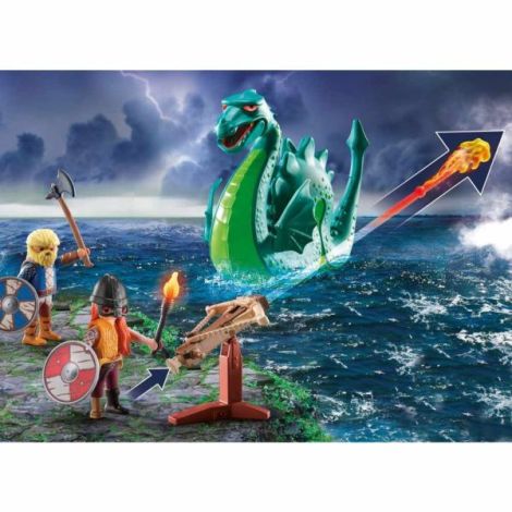 Playmobil - Promo Pack Viking cu monstru marin - poza 5