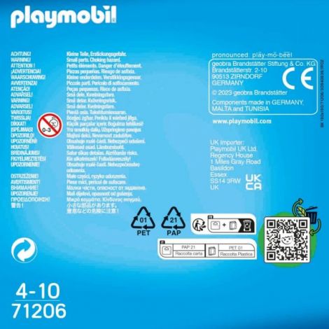 Playmobil - Set 2 Figurine - Bandit Cu T-Rex - poza 3