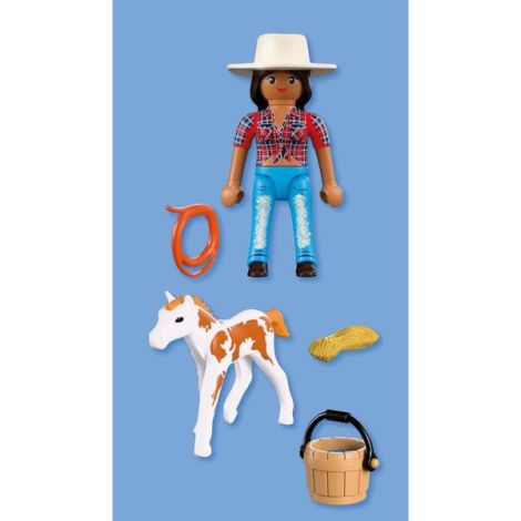 Playmobil - Set 2 figurine calareata si manz - poza 4