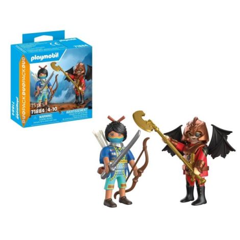 Playmobil - Set 2 figurine cavaler Novelmore si bandit Burnham - poza 1