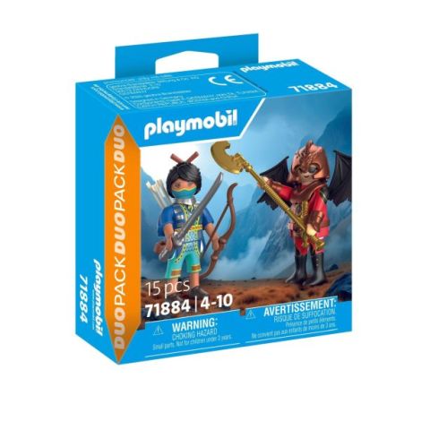 Playmobil - Set 2 figurine cavaler Novelmore si bandit Burnham - poza 2