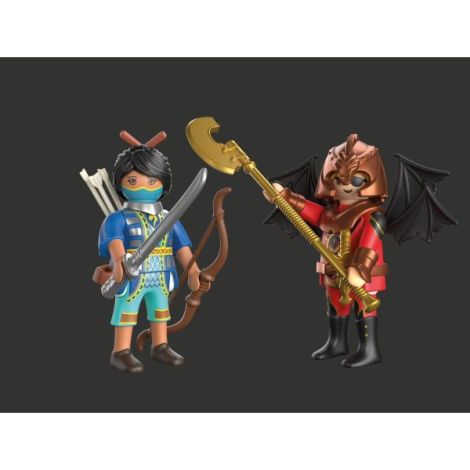 Playmobil - Set 2 figurine cavaler Novelmore si bandit Burnham - poza 5
