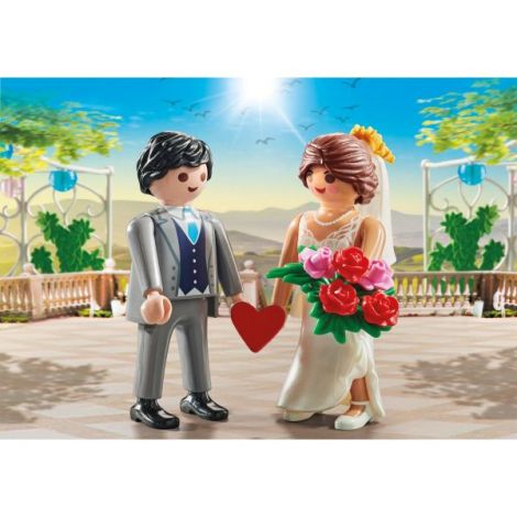 Playmobil-SET 2 FIGURINE CUPLU DE NUNTA - poza 2