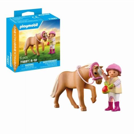 Playmobil - Set 2 figurine fetita cu ponei - poza 1