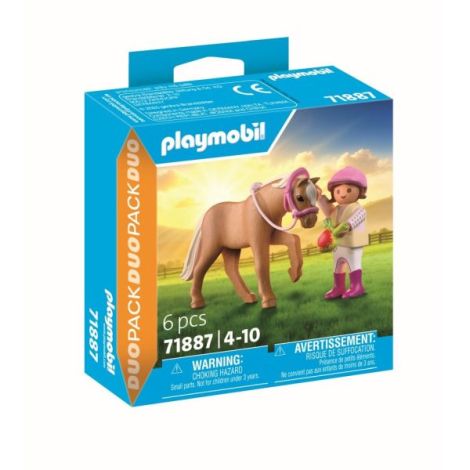 Playmobil - Set 2 figurine fetita cu ponei - poza 2