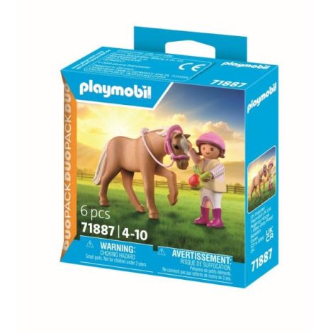 Playmobil - Set 2 figurine fetita cu ponei - poza 3