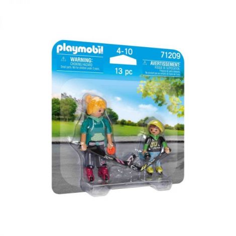 Playmobil - Set 2 Figurine - Mama Si Copilul Jucand Hochei - poza 2