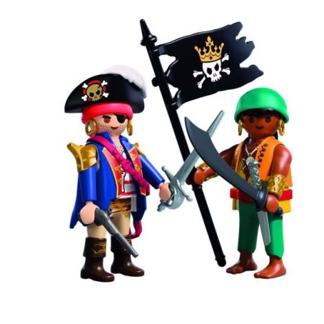 Playmobil - Set 2 figurine pirati - poza 2