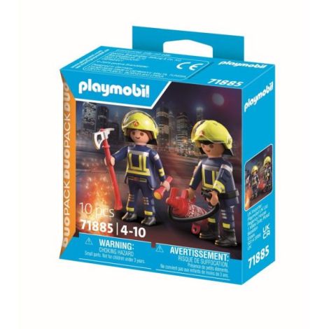 Playmobil - Set 2 figurine pompieri - poza 3