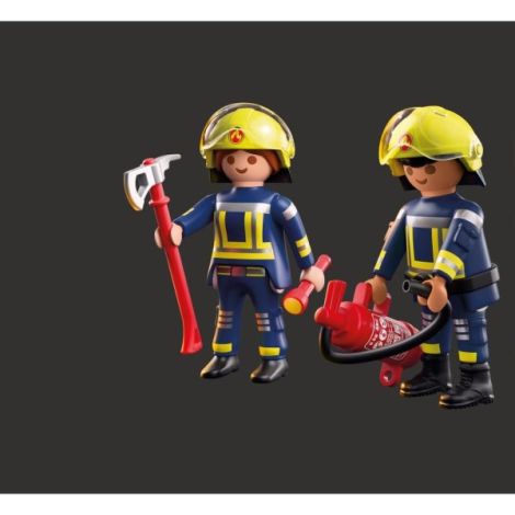 Playmobil - Set 2 figurine pompieri - poza 5
