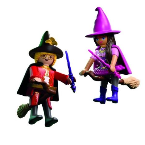 Playmobil - Set 2 figurine vrajitoare si vrajitor - poza 2