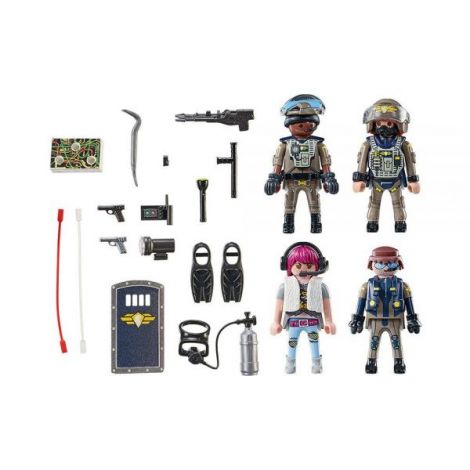 PLAYMOBIL - SET FIGURINE ECHIPA SWAT - poza 3