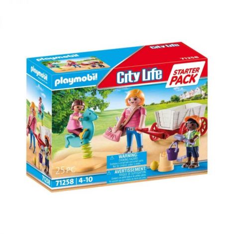 Playmobil - Set Invatatoare Si Copii In Carucior - poza 2